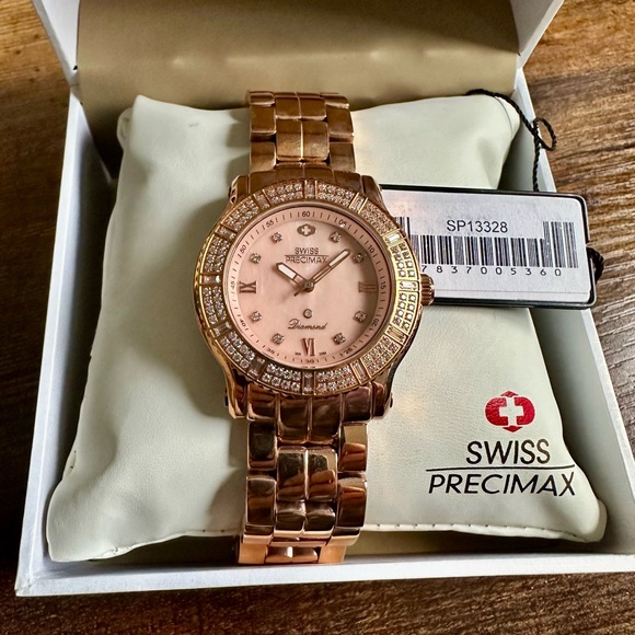 NWT Swiss Precimax Women’s Rose Gold Watch - Picture 4 of 9